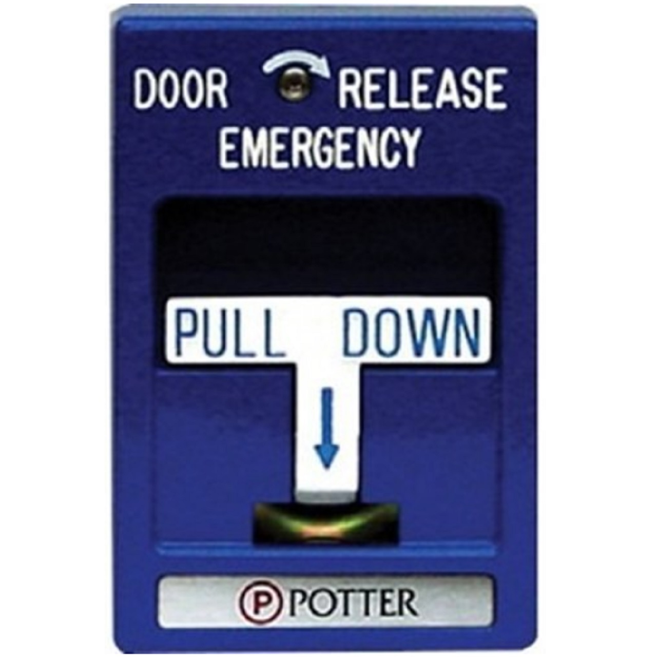 1000600 Potter RMS-1T SPST Special Application Pull Station - Door Release - Blue