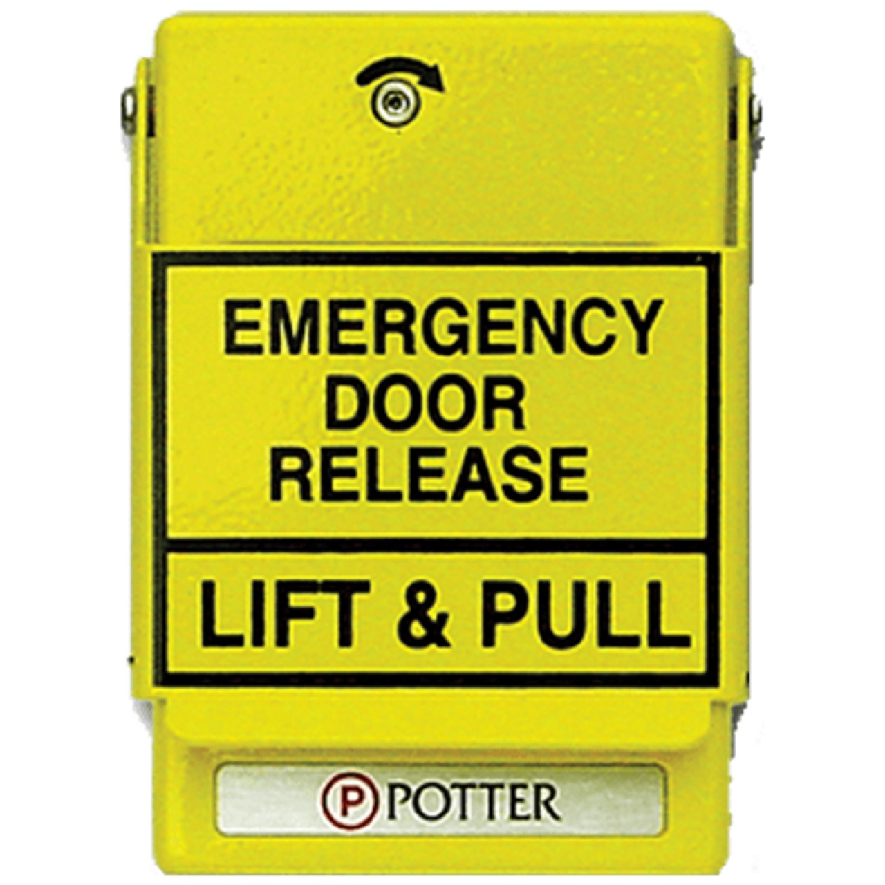 1000603 Potter RMS-1T SPST Pull Station - GAS - Non-Returnable - Yellow