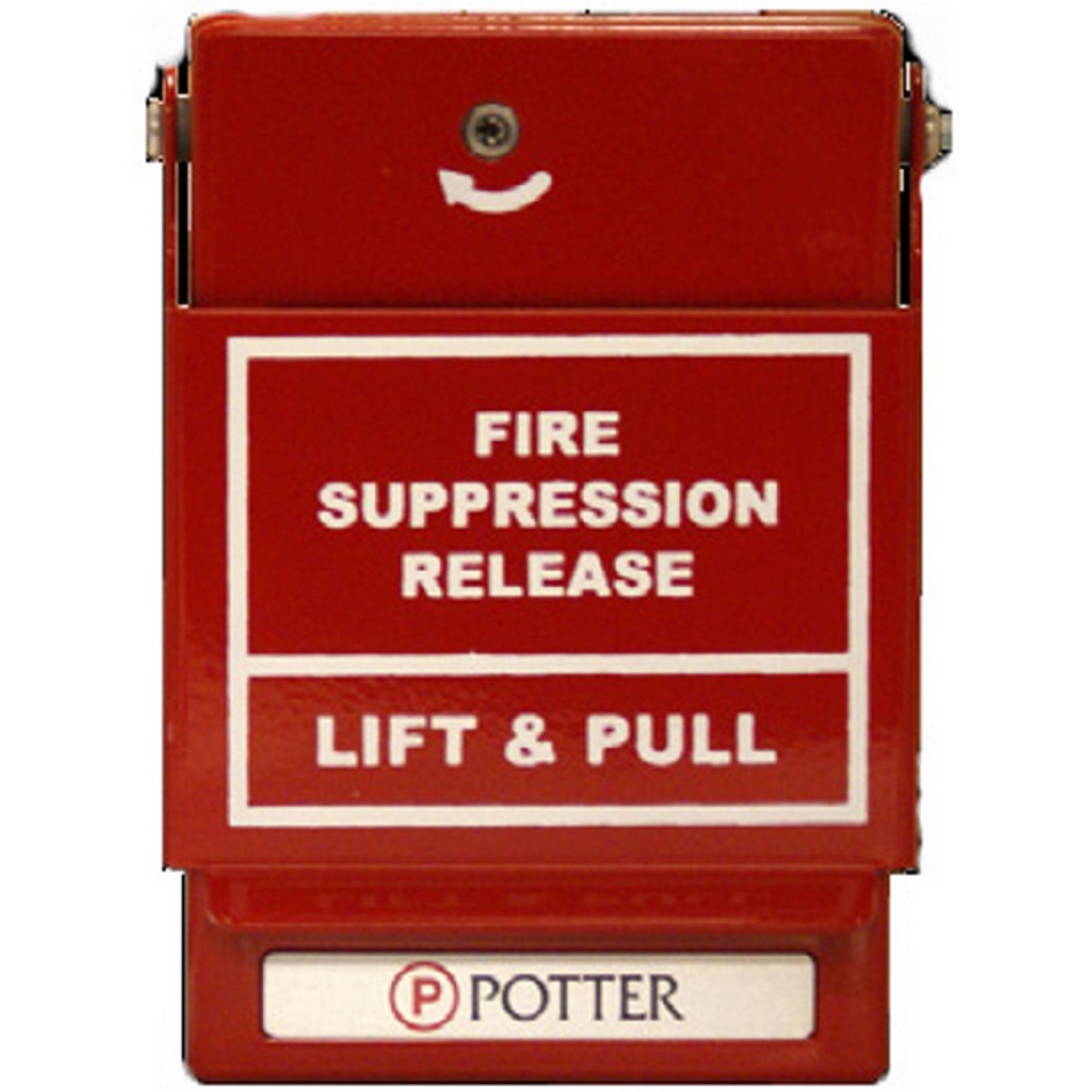 1000617 Potter RMS-1T SPST Special Application Manual Pull Station - Red