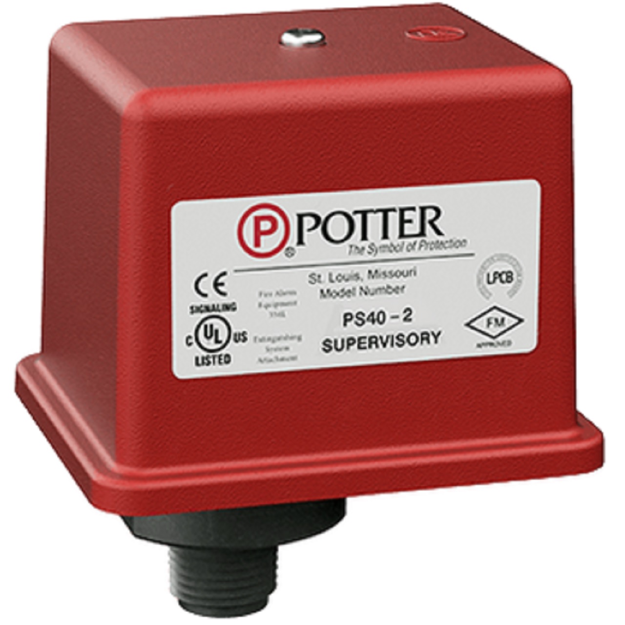 1340403 Potter PS40-1 SPDT Low/High Supervisory Pressure Switch for Dry Valves