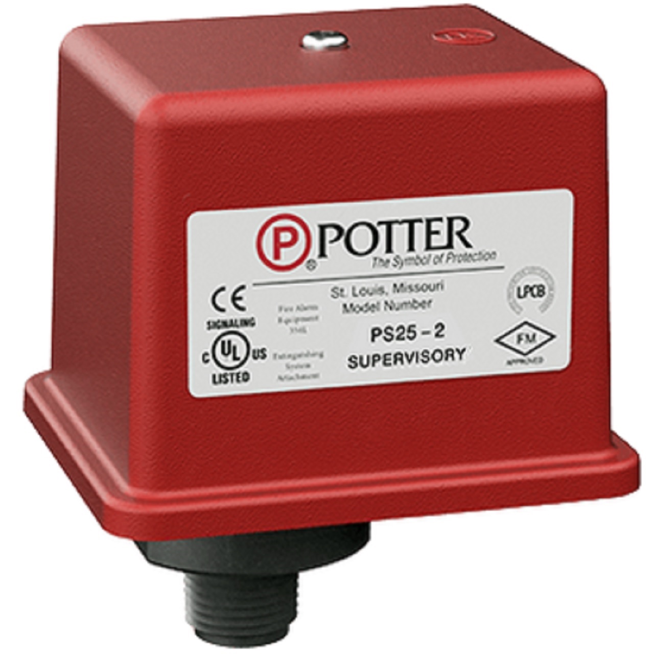 1340425 Potter PS25-2 High/Low Pressure Indicator 10-60 PSI DPDT