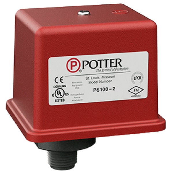 1341005 Potter PS100-2 SPDT Excess Pressure Pump Supervisory Switch