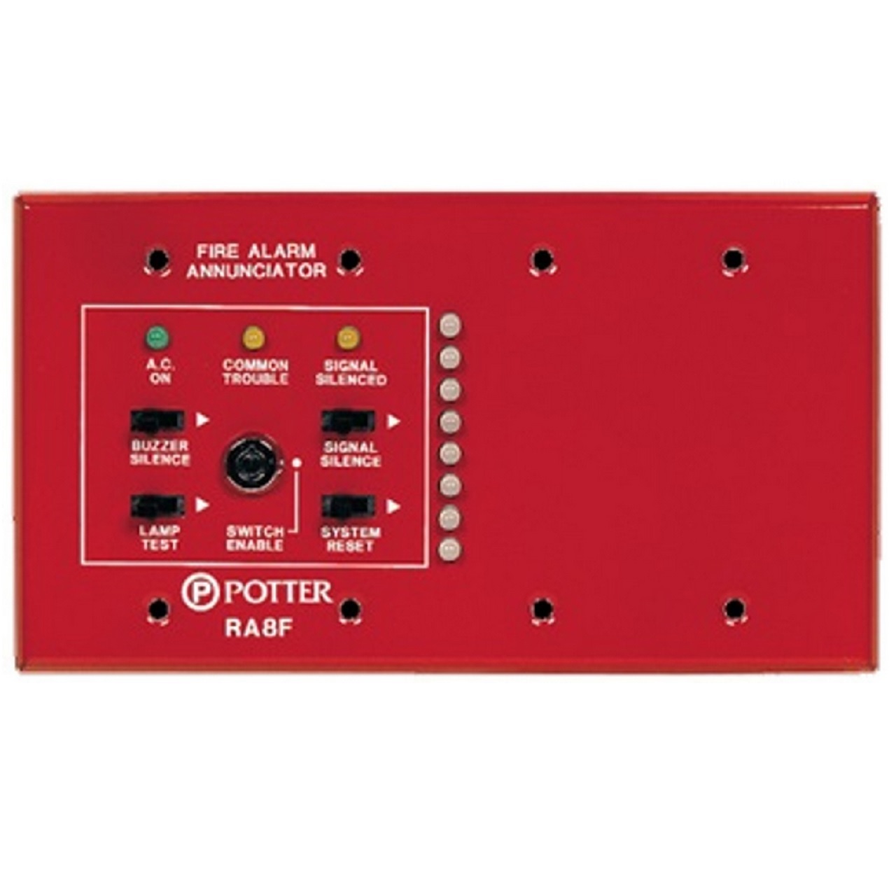 3002275 Potter RA8F 8 Zone Remote Annunciator