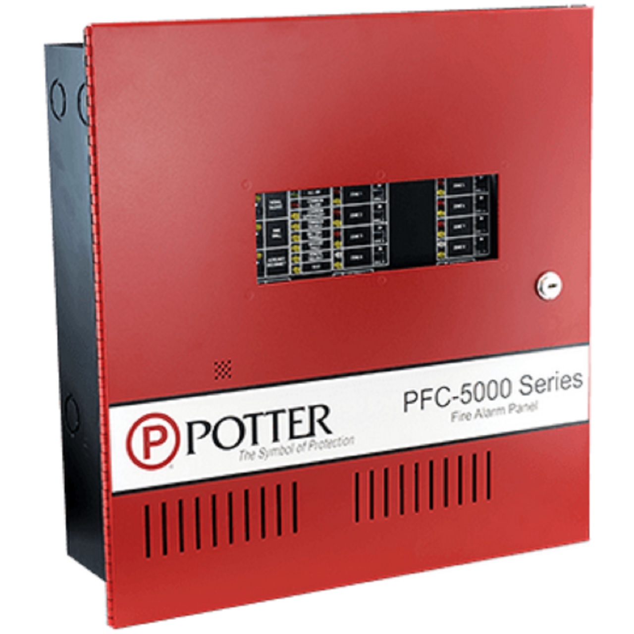 3992175 Potter PFC-5008D 8 Zone Fire Alarm Control Panel - Red