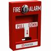 Show product details for 3992720 Potter PAD 100-PSDA Addressable Pull Station Dual Action