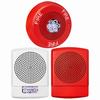 Show product details for 4871017 Potter PE-SPKW High Fidelity Speaker Wall Fire Clear Lens 25/70V Indoor - White