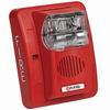 Show product details for 4890031 Potter HS-24WW Strobe Light with Wall Mount and Horn 24VDC - White