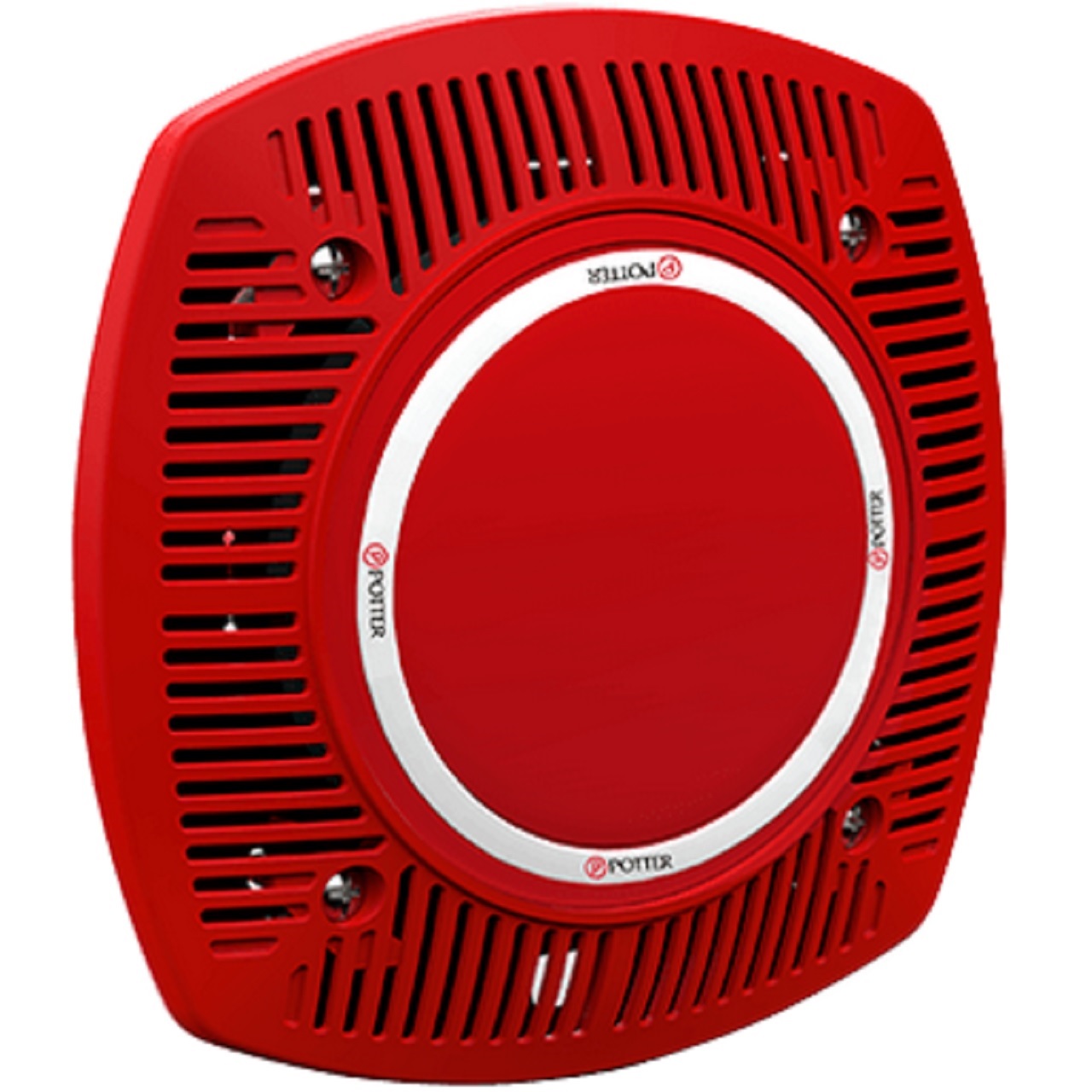 4890201 Potter FASPKR-W Low Profile Ceiling or Wall Mount Speaker - White
