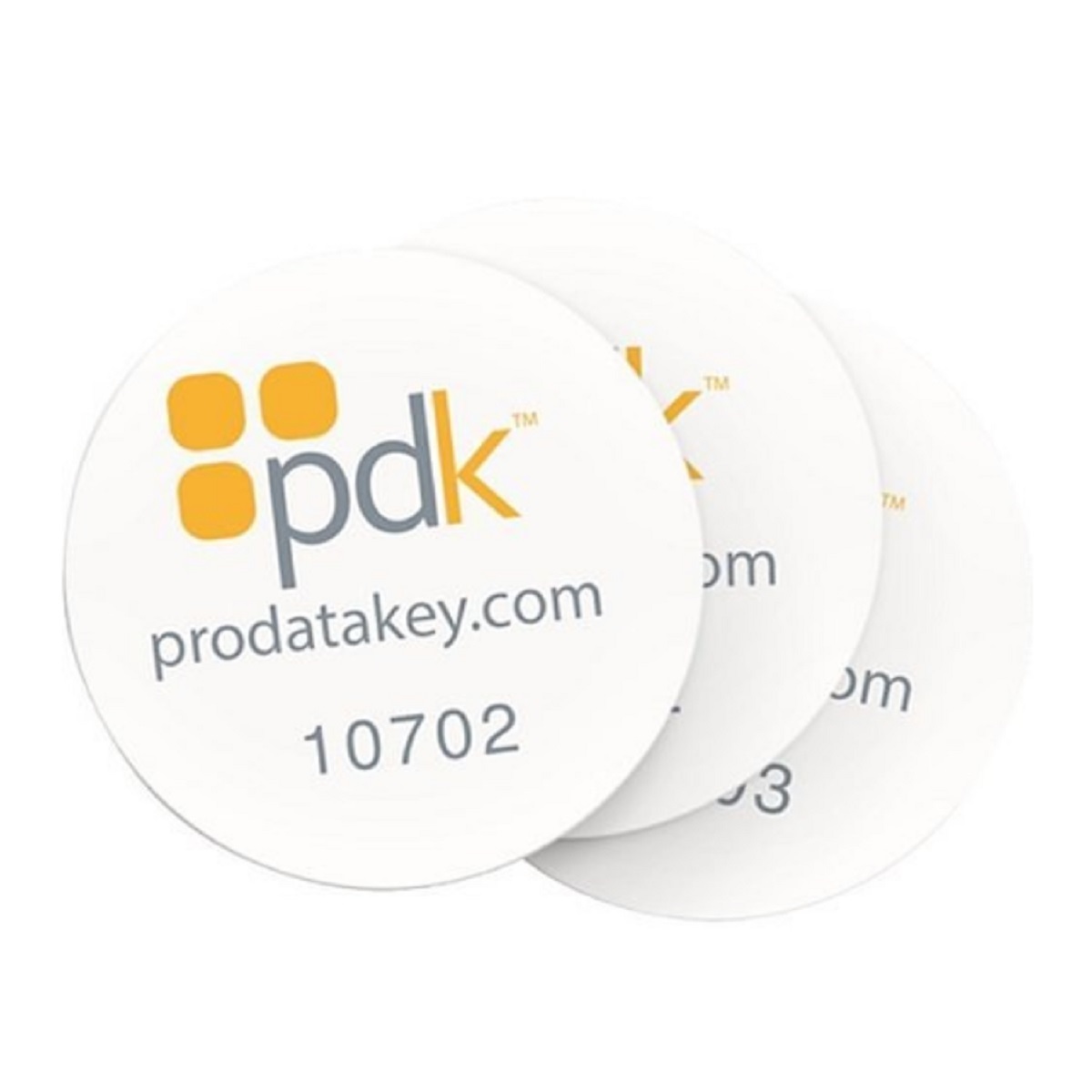 STK PDK Red HID Compatible 26bit Wiegand Sticker - 25 Pack