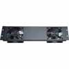 Show product details for QFP-2 Middle Atlantic Quiet Fan Panel Assembly - Two 120 VAC Fans, 3 Space Anodized Finish