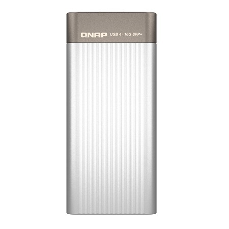 QNA-UC10G1SF QNAP USB 4 Type-C to 1 x 10GbE SFP+ Network Adapter