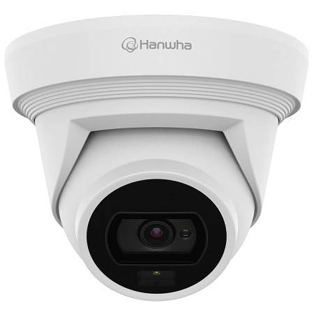 QNE-C9013RL Hanwha Techwin 3mm 30FPS @ 8MP Outdoor IR Day/Night WDR Flat-Eye Dome IP Security Camera POE