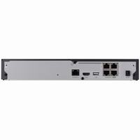 QRN-430S-2TB Hanwha Vision 4 Channel at 4K (2160p) NVR 40Mbps Max Throughput - 2TB w/ Built-in 4 Port PoE