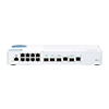 Show product details for QSW-M408-2C-US QNAP 8 x 1GbE Ports Plus 2 x 10GbE SFP Ports and 2 x 10GbE SFP/RJ45 Ports Layer 2 Web Managed Switch
