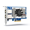 Show product details for QXG-10G2T QNAP Dual-port 5-speed 10GbE (RJ45) Network Expansion Card