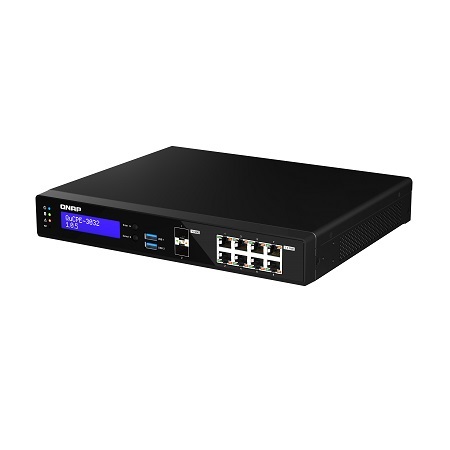 QuCPE-3032-C3558R-8G-US QNAP Desktop 10 Port uCPE QuCPE-3032-C3558R-8G Intel Atom C3558R 4C 2.4GHz 8GB DDR4 RAM