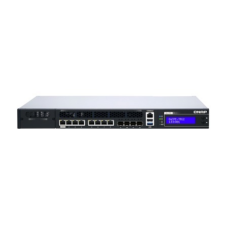 QuCPE-7012-D2166NT-64G-US QNAP Rackmount uCPE 2.0 GHz Intel Xeon D-2166IT 12C/24T 64GB ECC RAM