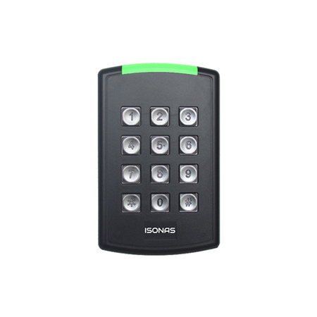 R-1-MCT-WK ISONAS Pure IP Wiegand Reader-Keypad - Single Gang - 125kHz & 13.56MHz w/ Bluetooth