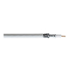 Show product details for R001563WRCM2W Remee 18 AWG Aluminum Braid Dual Shielded Solid Copper RG6 CMR Non-Plenum CATV Coaxial Cable - 1000' Pull Box - White