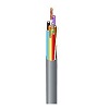 R20376-3D Southwire 22 AWG 4 Conductors Solid Bare Copper Multiconductor Riser Rated Unshielded Non-Plenum Cable - 500' Pull Box - Gray