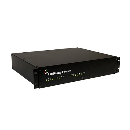 RD75 LifeSafety Power RD75 Series 6 Amp 12VDC Access Control and CCTV Power Supply in UL Listed Indoor 19" W x 3.5" H x 14" D Rackmount Electrical Enclosure