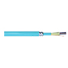 Show product details for REMEX331212VAIALR-4250 Remee 12 Fiber Tight-Buffered Multimode OM4 OFCP Plenum Distribution - Aluminum Armored Fiber Optic Cable - 4250' Spool - Aqua