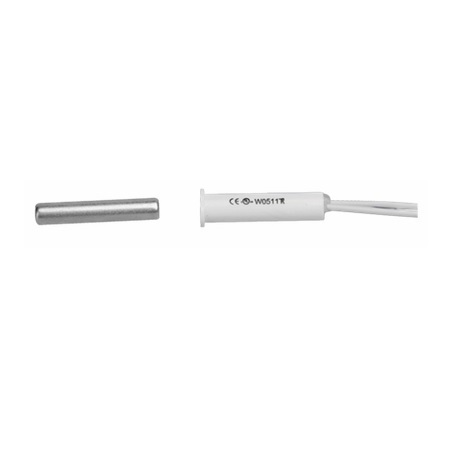 RFM-25-WH-10 Tane Alarm Normally Open Closed Loop Recessed Magnetic Contact Gap .71" - Pack of 10 - White