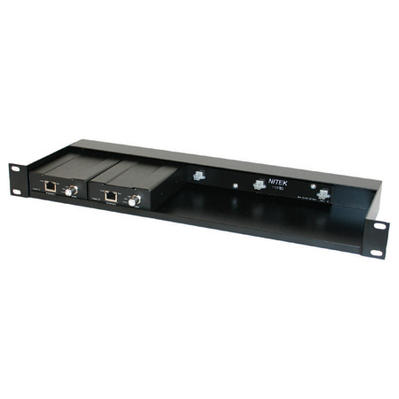 RK124 Nitek Modular Card Cage - Fits 5 - VR124 Models - 1 RU High