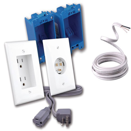 RL121221-AL Vanco Rapid Link Power with 14-2 Romex Almond