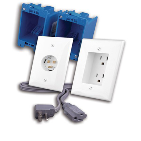 RL125021-AL Vanco Rapid Link Power Dual 125V-15A Almond