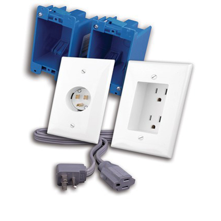 RL125023-IV Vanco Rapid Link Power Dual 125V-15A Ivory