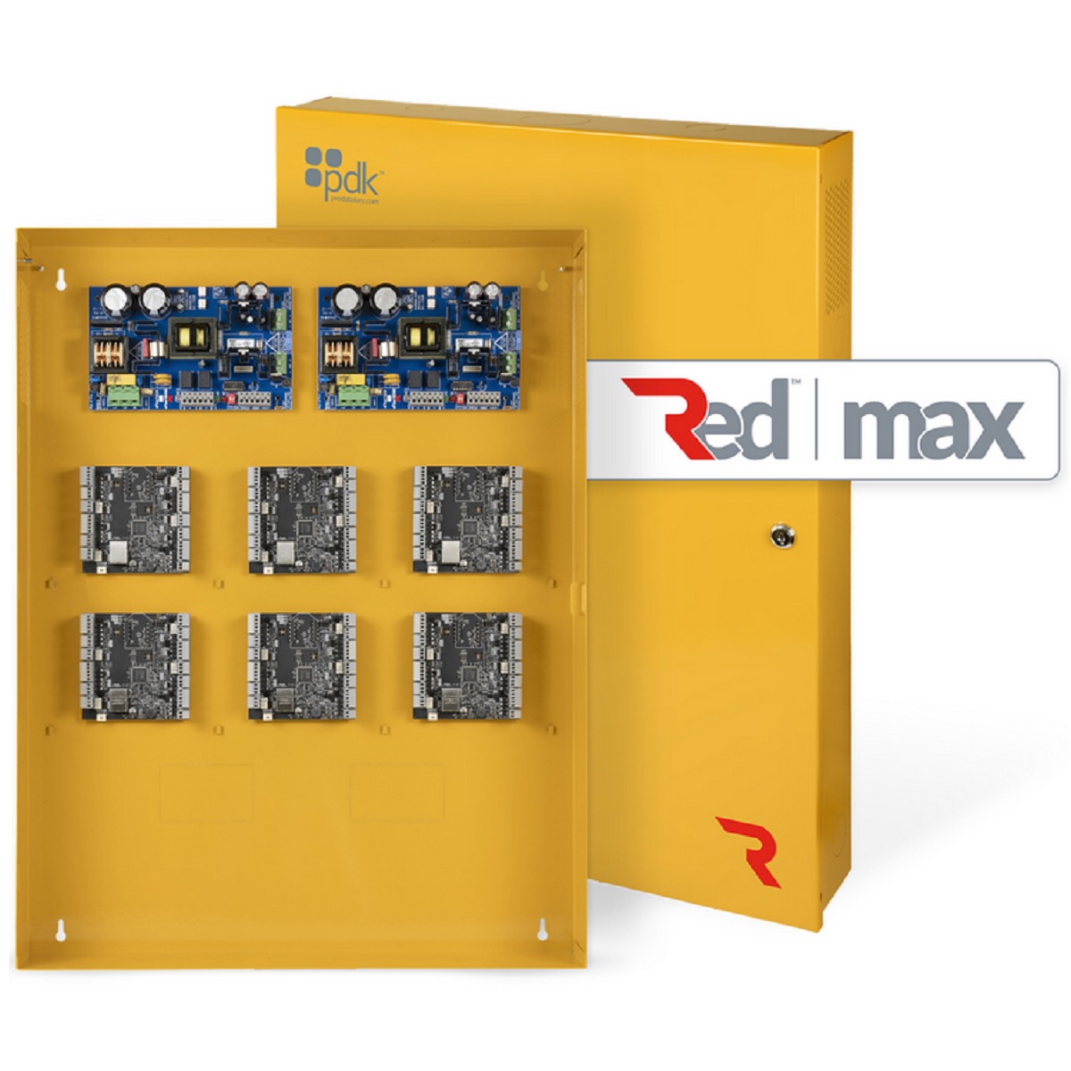 RMAX PDK Red Max Expandable Enclosure Includes Two R4 Controllers and Two 10 Amp Power Supplies Expandable up to 24 Doors of Access
