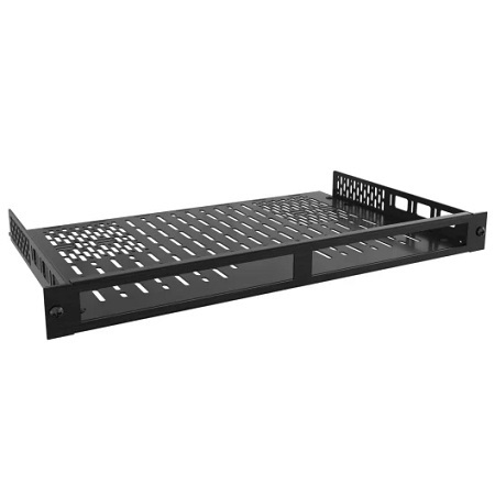 RSHA-JOSH-CORE2 Middle Atlantic 1RU Anodized Custom Shelf for (2) Josh.ai Cores