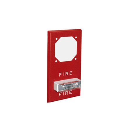 RSSP-241575W-FR Cooper Wheelock STRB PLATE,WALL,24 VDC,1575CD,RD
