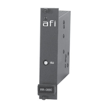 RT-0880FM American Fibertek Rack Card Transmitter Dual Channel Two-Way Audio
