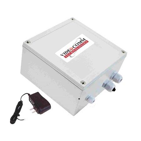 RXO-5808Q4 VideoComm Technologies 5.8GHz FM Analog 960H Outdoor 14dB Gain Analog Video Receiver