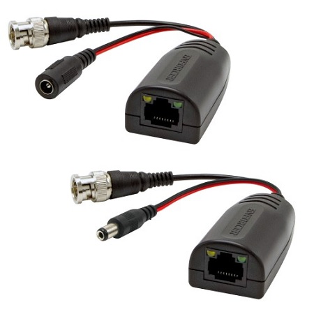 EB-P101-20PHQ Seco-Larm 4-in-1 HD-TVI/HD-CVI/AHD/Analog Video and Power Balun Pair - 1 Transmitter and 1 Receiver