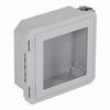 Show product details for EF080804-W STI EnviroArmour Fiberglass Enclosure - 8.74" H x 8.74" W x 4.06" D - Clear Window - Non-Returnable