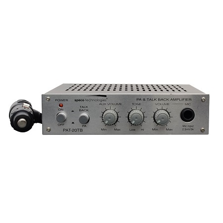 PAT20TB Speco Technologies 20W Mobile PA Amplifier w/ Talkback Feature