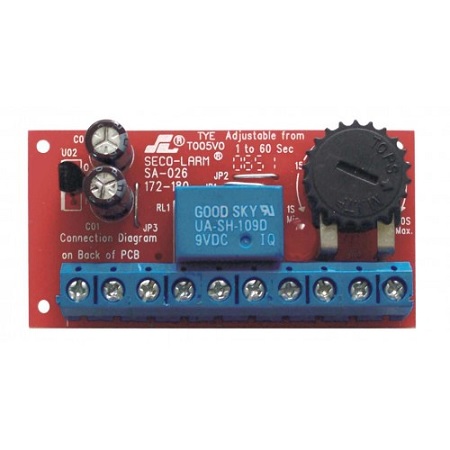 SA-026Q Seco-Larm Mini-Timer Programmable Timer 3Amp @ 24VDC - 1 to 180 Seconds