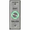 Show product details for SD-6176-SS1Q Seco-Larm Piezoelectric Pushbutton Vandal-Resistant Slim Line Plate - "EXIT" and "SALIDA"