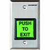 Show product details for SD-7202GC-PEQ Seco-Larm Illuminated Stainless-Steel Single-Gang Request-To-Exit Plate