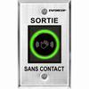 Show product details for SD-927PKC-NFQ Seco-Larm "No Touch" Single-Gang Indoor Request-To-Exit Plate - French