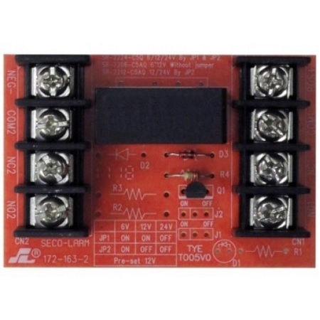 SR-2206-C5AQ Seco-Larm Relay Module 5Amp 6/12VDC