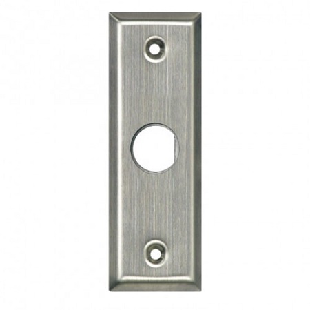 SS-199Q-10 Seco-Larm Stainless-Steel Slimline Plate w/ 3/4" D-Hole - Pack of 10
