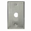 SS-299Q-5 Seco-Larm Stainless-Steel Single-Gang Plate w/ 3/4" D-Hole - Pack of 5