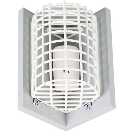 STI-9619 STI Steel Motion Detector Damage Stopper - Corner Mount - 7.75" H x 5.37" W x 5.62" D