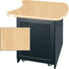 Show product details for S12D-HM Middle Atlantic Single Bay (12 Space) Outboard Rack, Honey Maple Top
