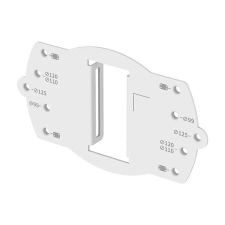 SBD-140PMB Hanwha Techwin Pole Mount Base - Black