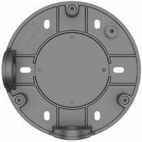 SBO-100B1 Hanwha Vision Bullet Camera Back Box - Dark Gray